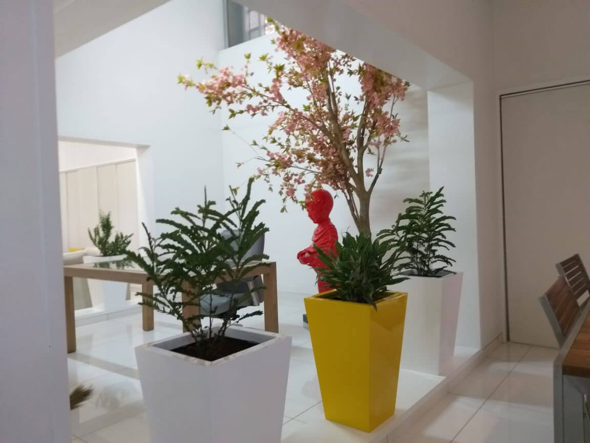 tall rectangular outdoor planters