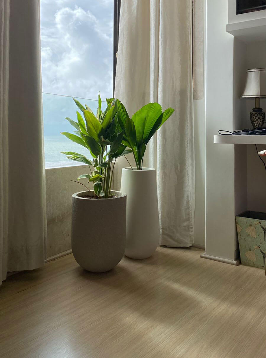 designer garden pots